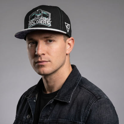 Czapka snapback Future Soldiers – czarna/biała