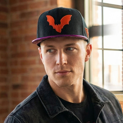 Cappellino Snapback Vampire - Nero/Viola metallizzato