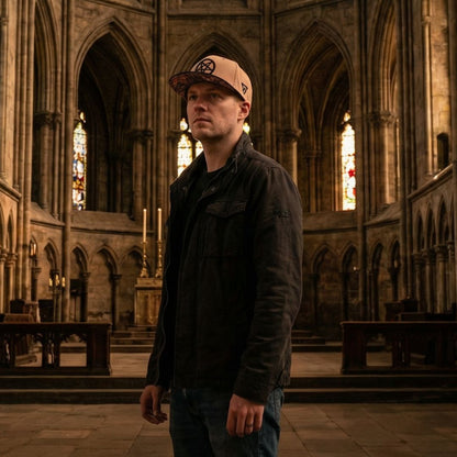 Cursed Priest Snapback - Light Brown