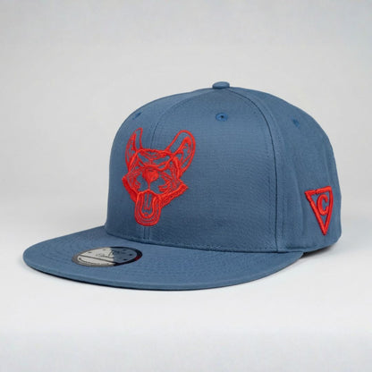 Ratten Snapback - Grijs/Rood