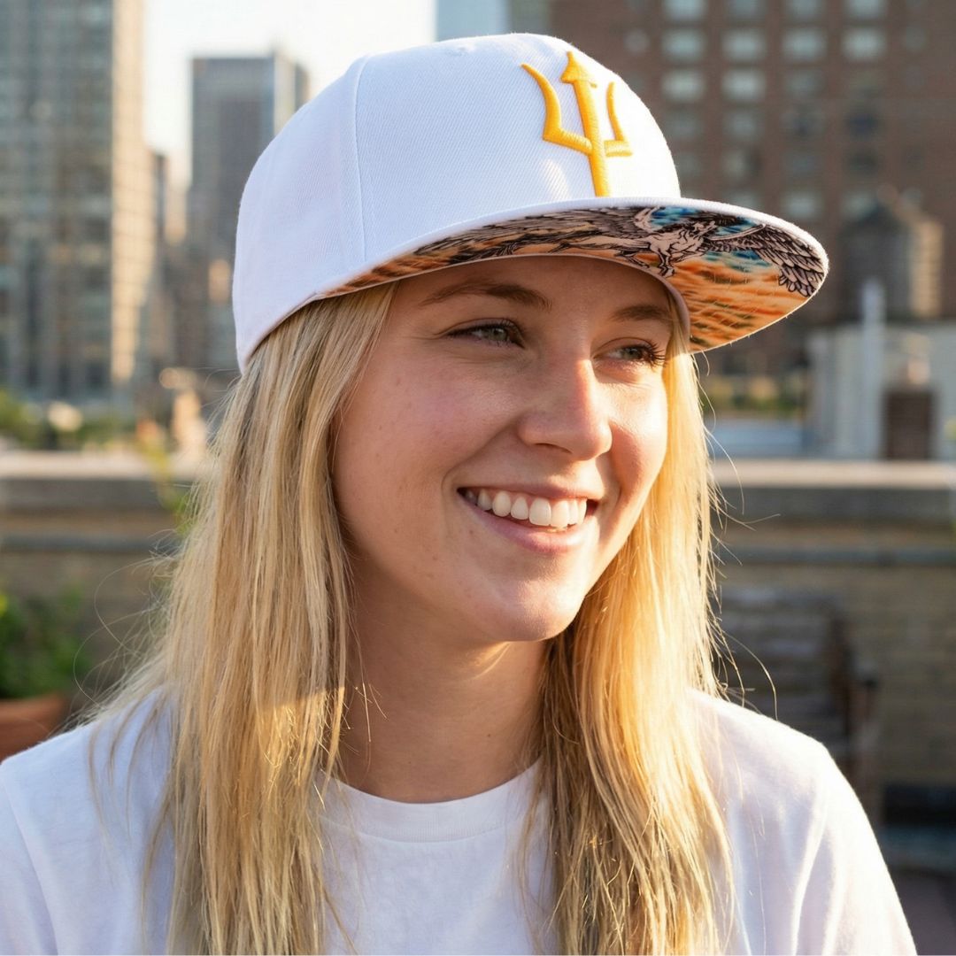 Snapback Pegasus - biały