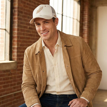 Cappellino Trucker Clean Greek Pegasus - Bianco