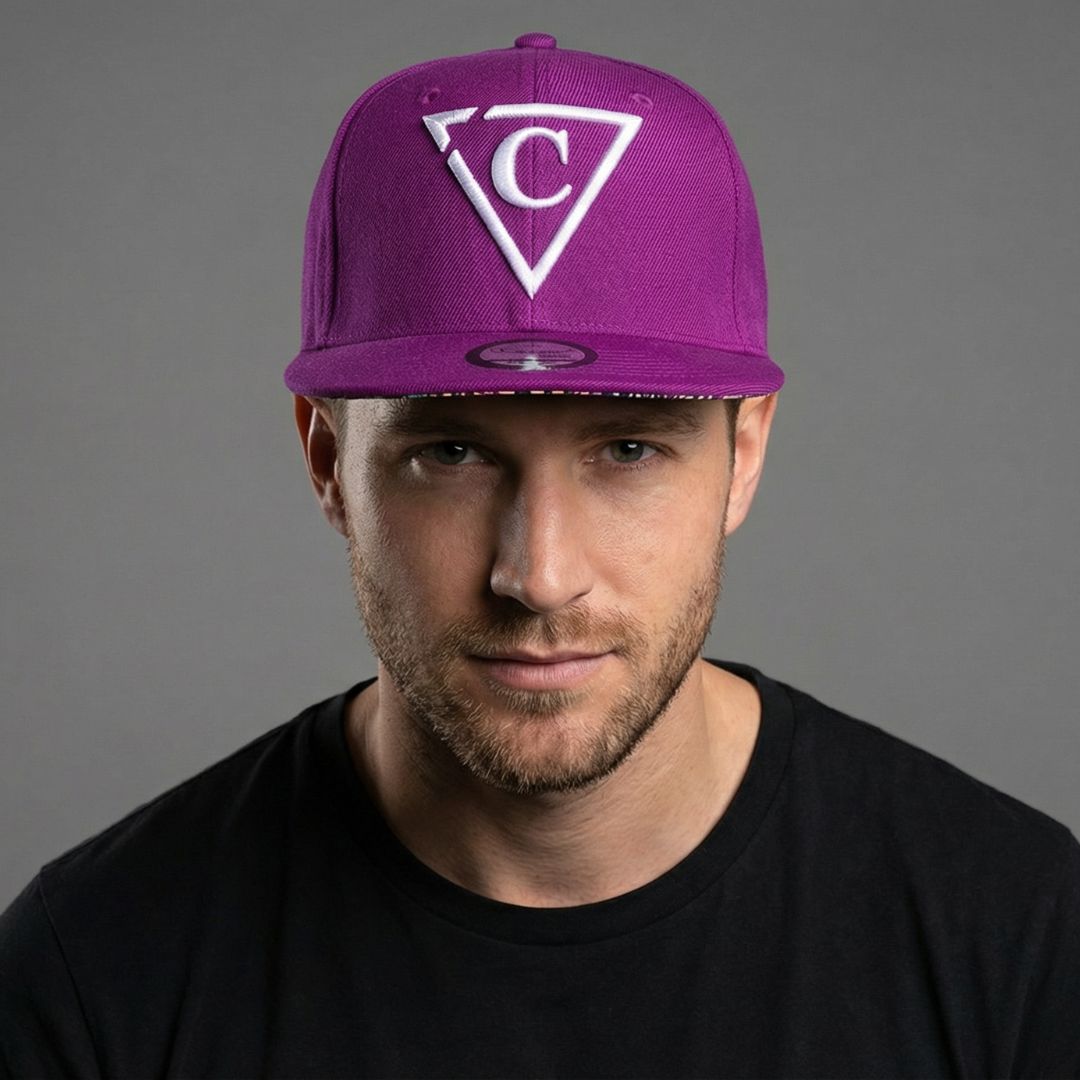 Colored Safari Snapback - Purple