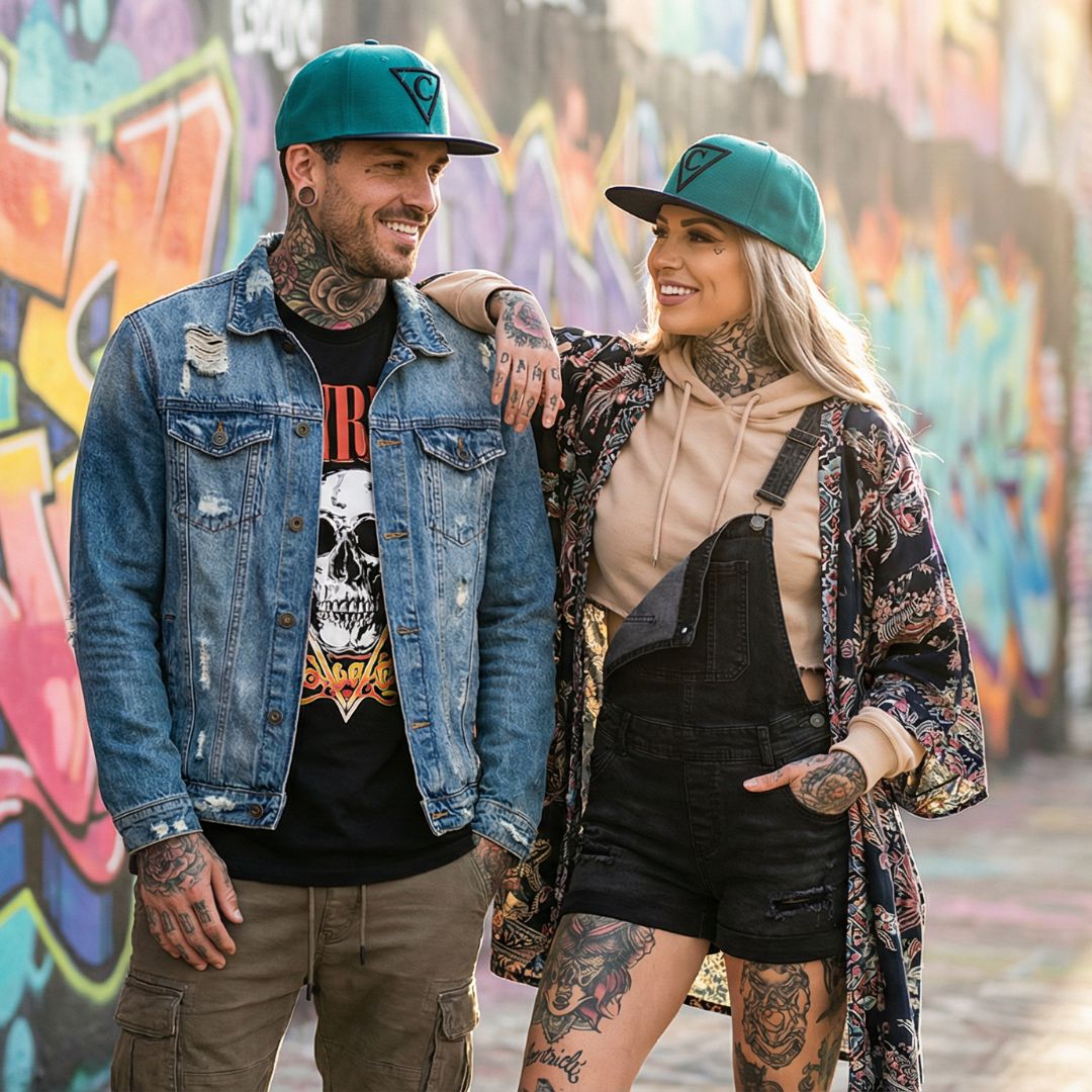 Green Flow Snapback - Green/Black