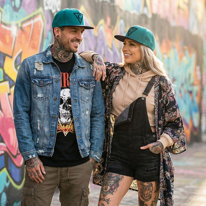 Green Flow Snapback - Green/Black