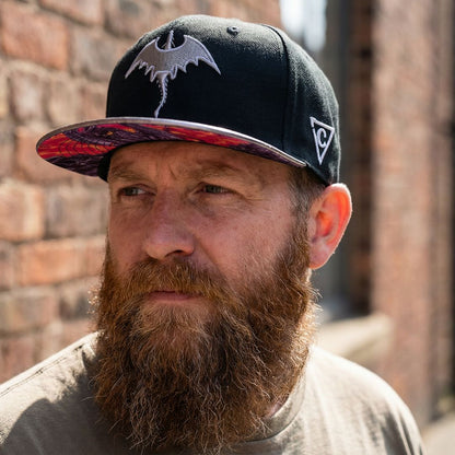 Black Dragon Snapback - Zwart/Grijs Metallic