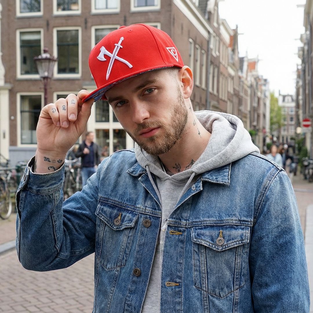 Cappellino Shaolin Snapback - Rosso