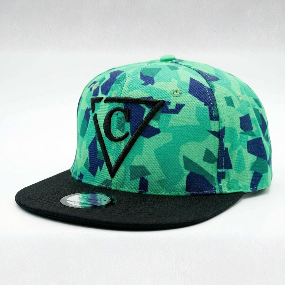 Cappellino Snapback Poligono Verde