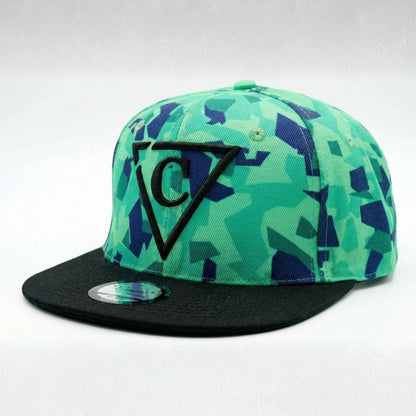 Cappellino Snapback Poligono Verde