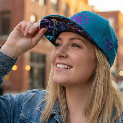 Casquette Tesla Snapback - Bleue