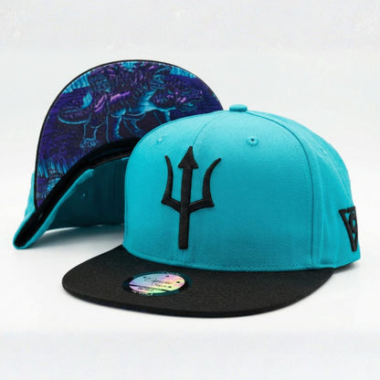 Casquette Cerberus Snapback - Bleu/Noir