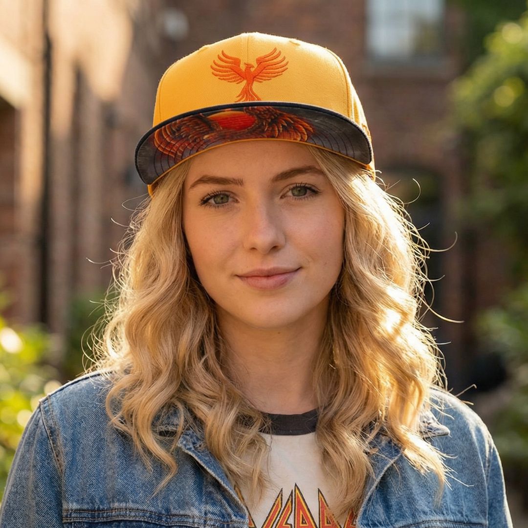 Snapback Phoenix - żółto-czarny