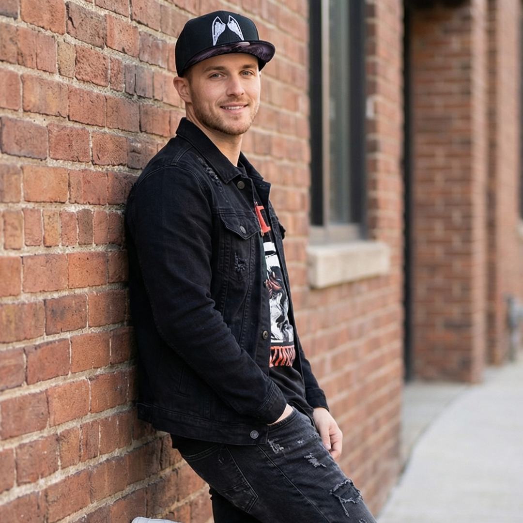 Casquette Snapback Grim - Noir