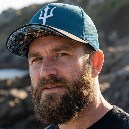 Cappellino trucker Poseidon - Blu/Nero