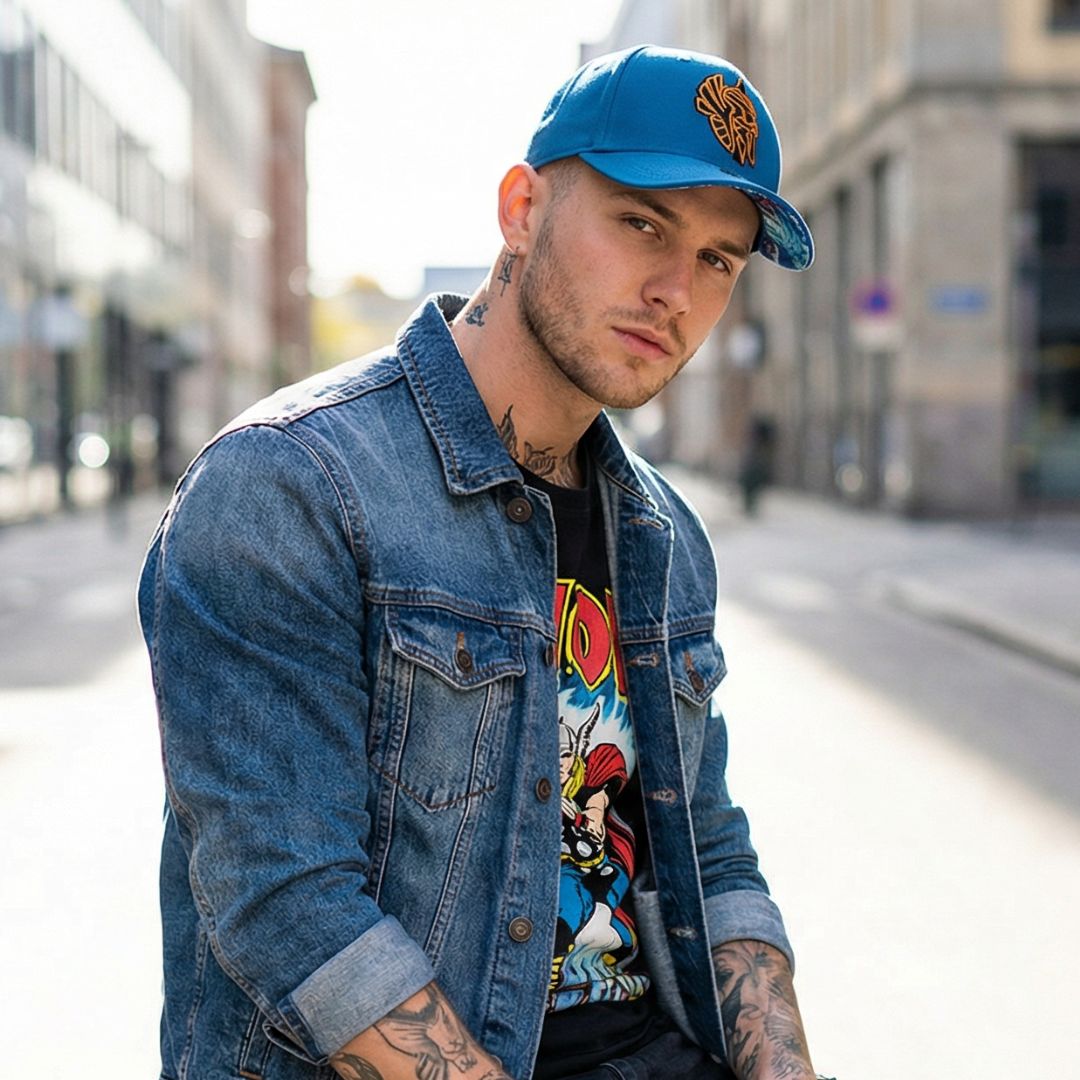Casquette de baseball incurvée Thor - Bleue