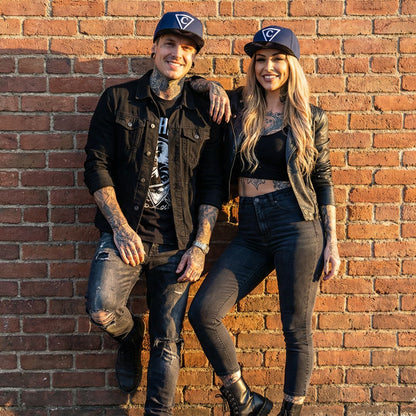 Crow Clan Snapback - Dark Blue/Black