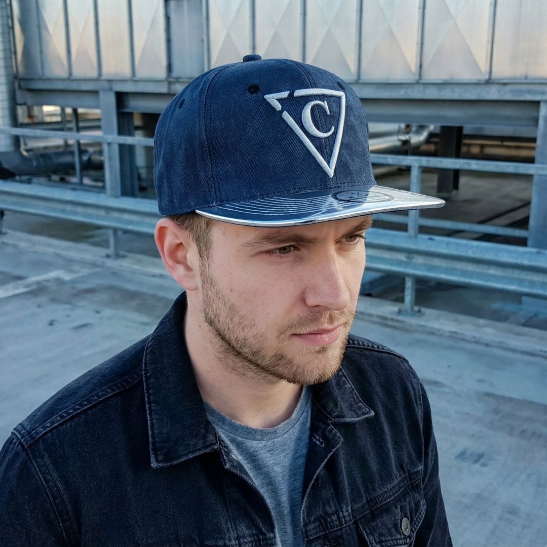 Black Camo Snapback - Black