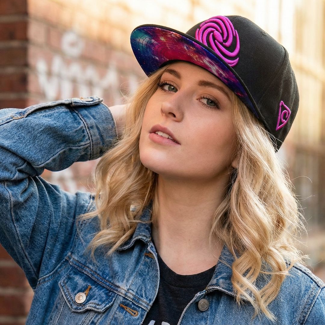 Snapback Galaxy Mix - Nero