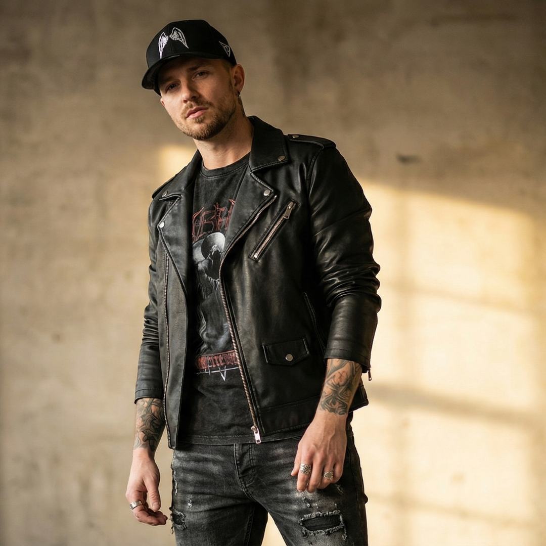 Casquette incurvée Grim - Noir