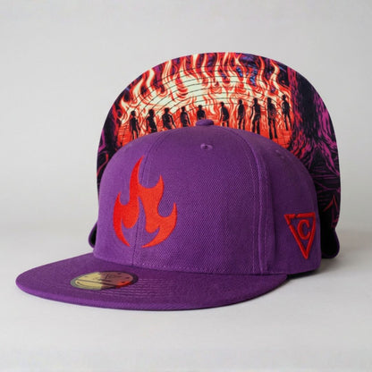 Forest Meeting Snapback - Paars