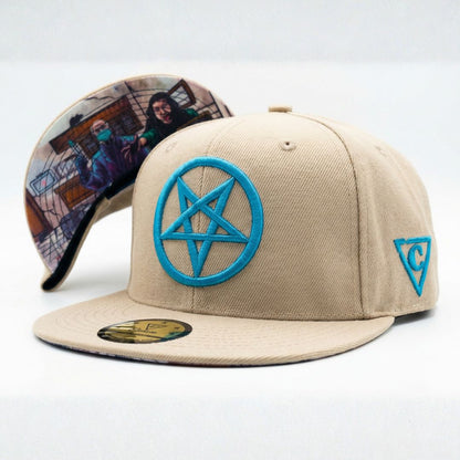 Cursed Dentist Snapback - Beige