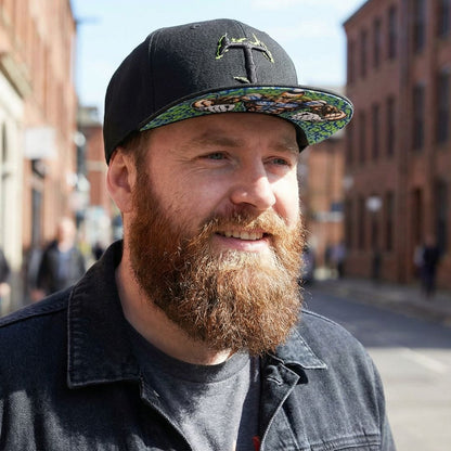 Casquette Snapback  Tattooed  - Noire