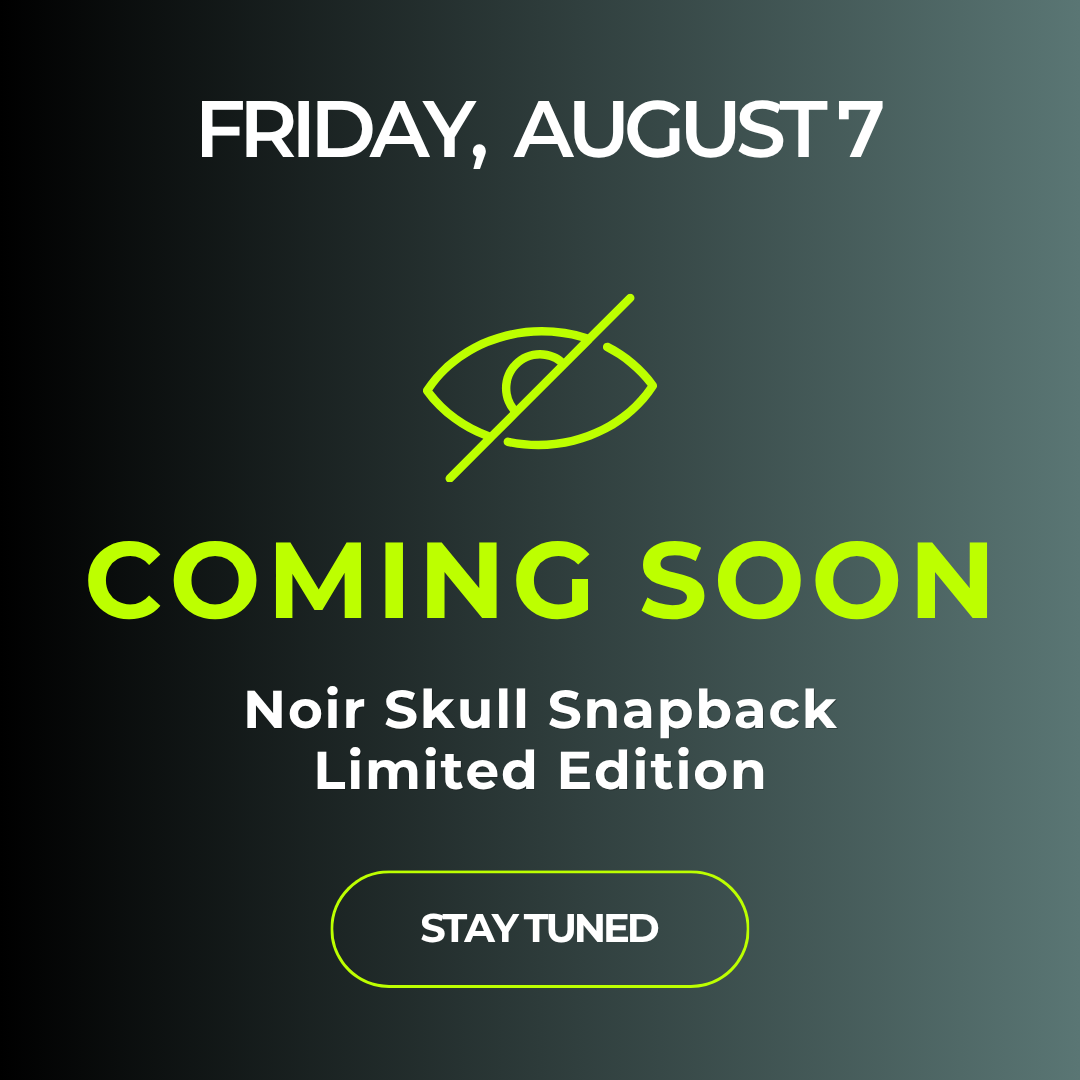 [August 7] LIMITED EDITION Noir Skull Snapback