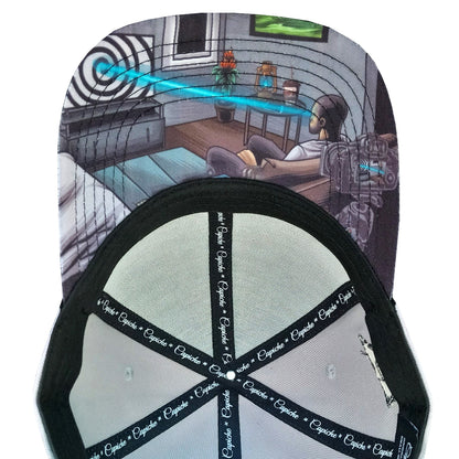 Casquette incurvée Brainwashed - Gris/Noir