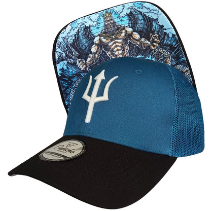 Cappellino trucker Poseidon - Blu/Nero