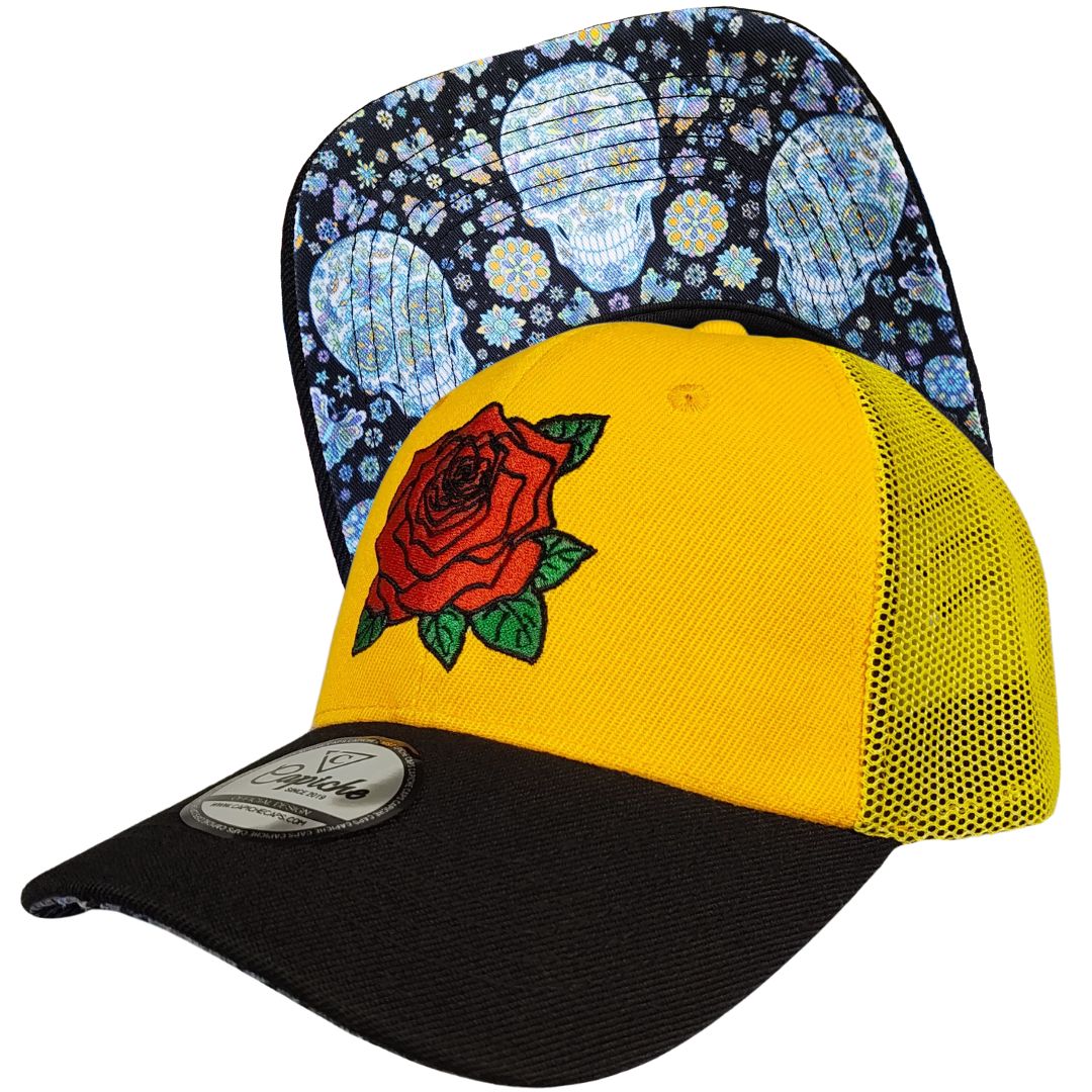 Czapka z daszkiem „Day Of The Dead 2” – żółta