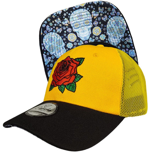 Czapka z daszkiem „Day Of The Dead 2” – żółta