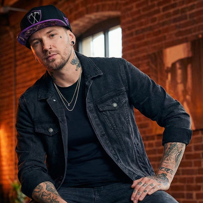 The Executioner Snapback - Zwart/Paars holografisch
