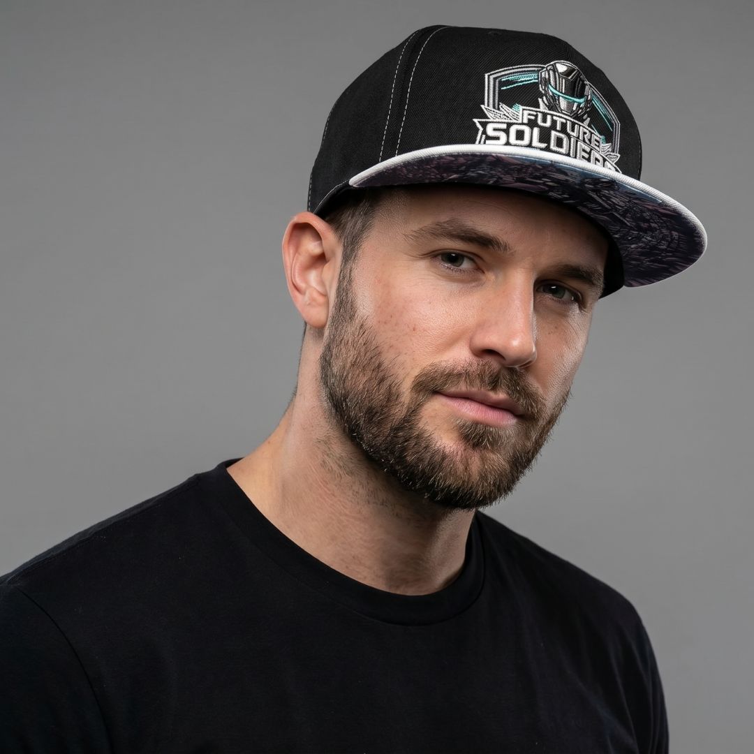 Czapka snapback Future Soldiers – czarna/biała
