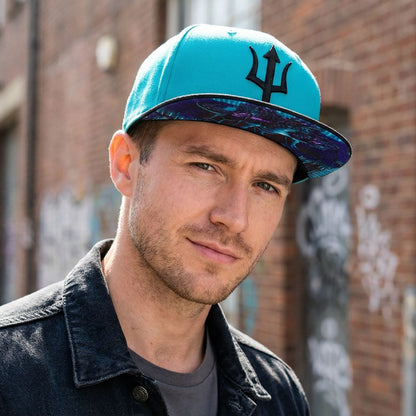 Casquette Cerberus Snapback - Bleu/Noir