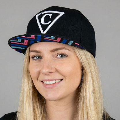 Cappellino Snapback Zig-Zig - Nero