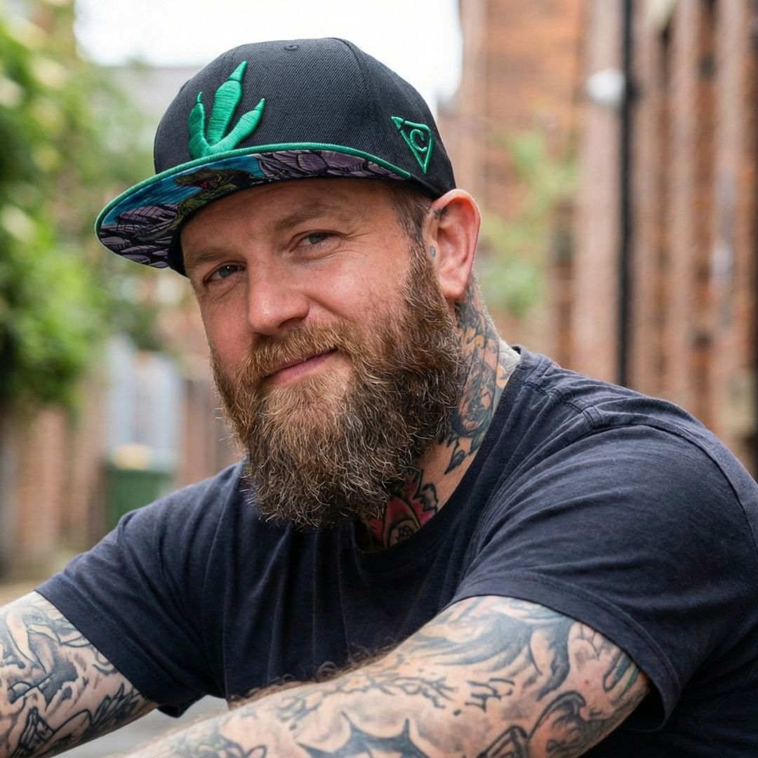 T-rex Snapback - Zwart/Groen