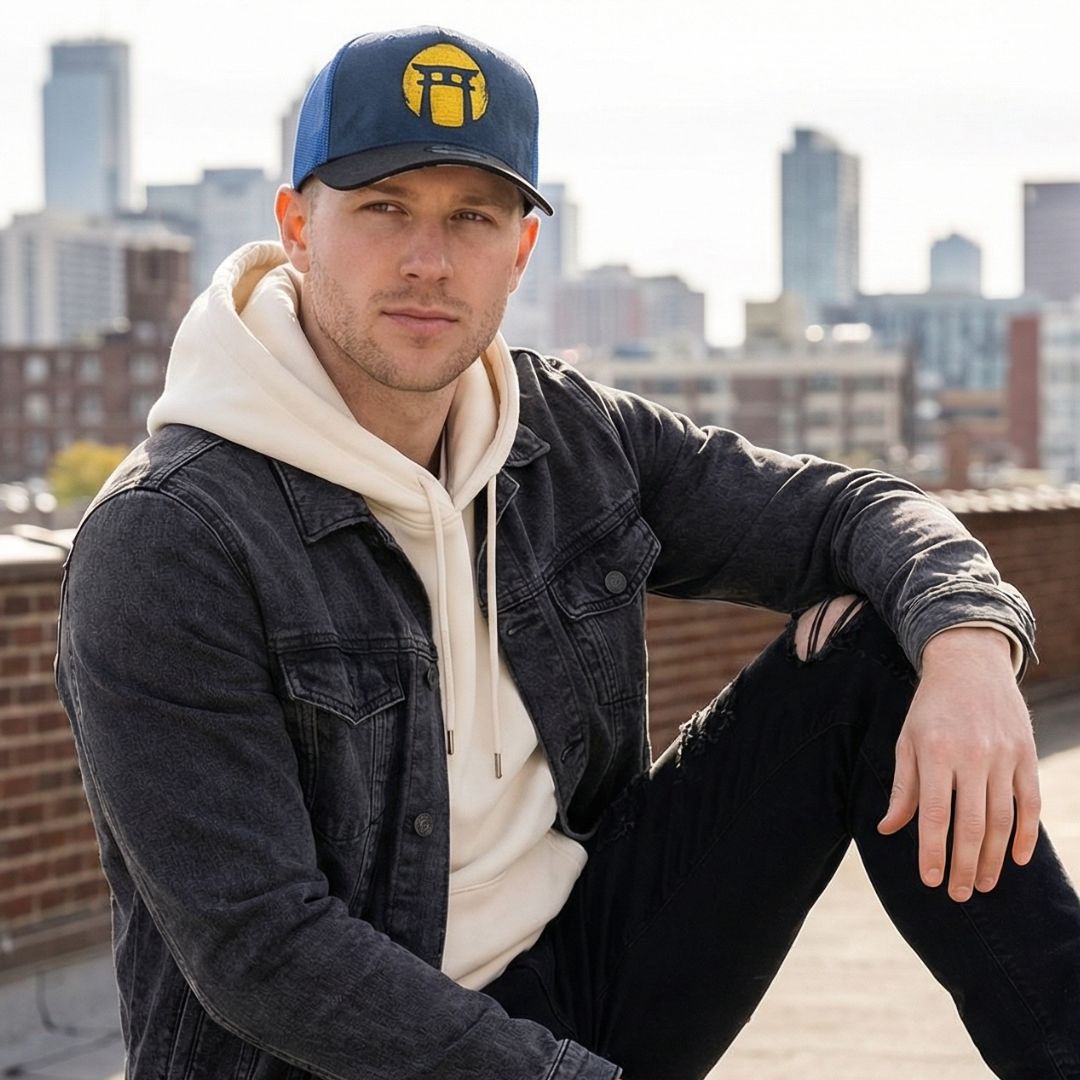 Cappellino Trucker Blue Samurai - Blu/Nero