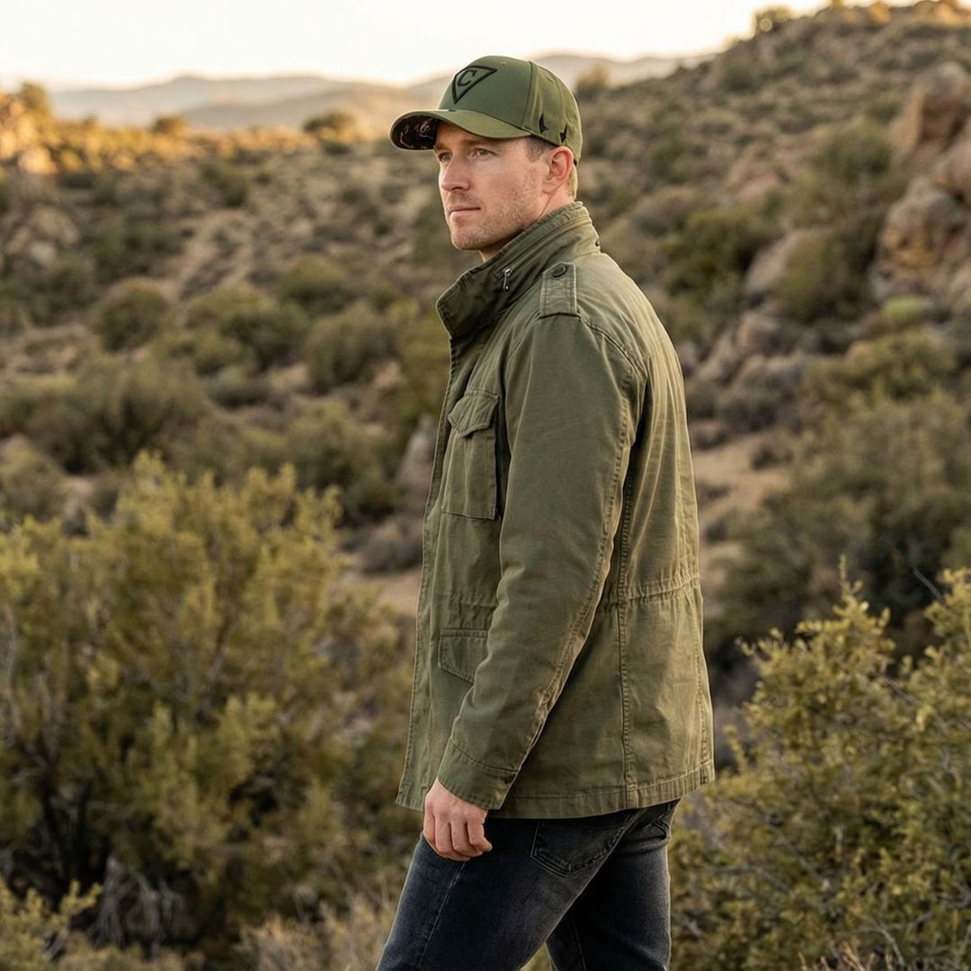 Lucifer Curved Baseball Cap - Green