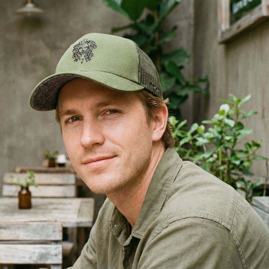 Cappellino Trucker Clean Greek Medusa - Verde