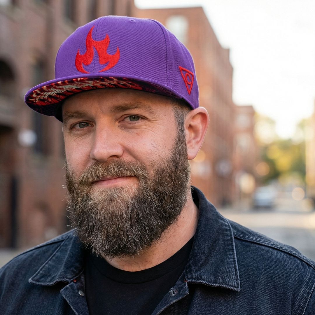Forest Meeting Snapback - Paars