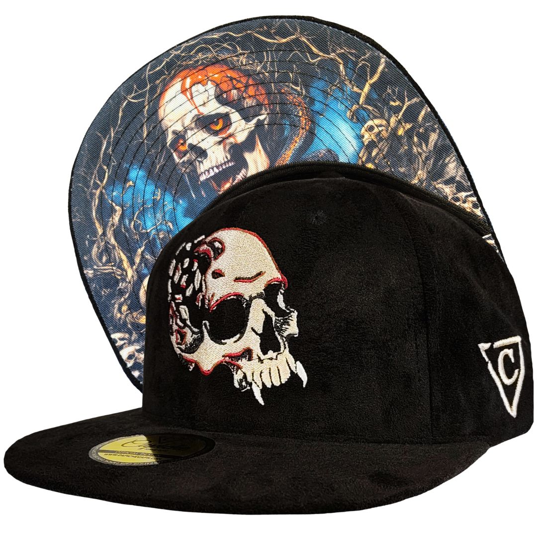 LIMITED EDITION Deadly Cave Snapback - Zwart suède