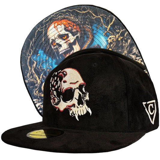 LIMITED EDITION Deadly Cave Snapback - Zwart suède