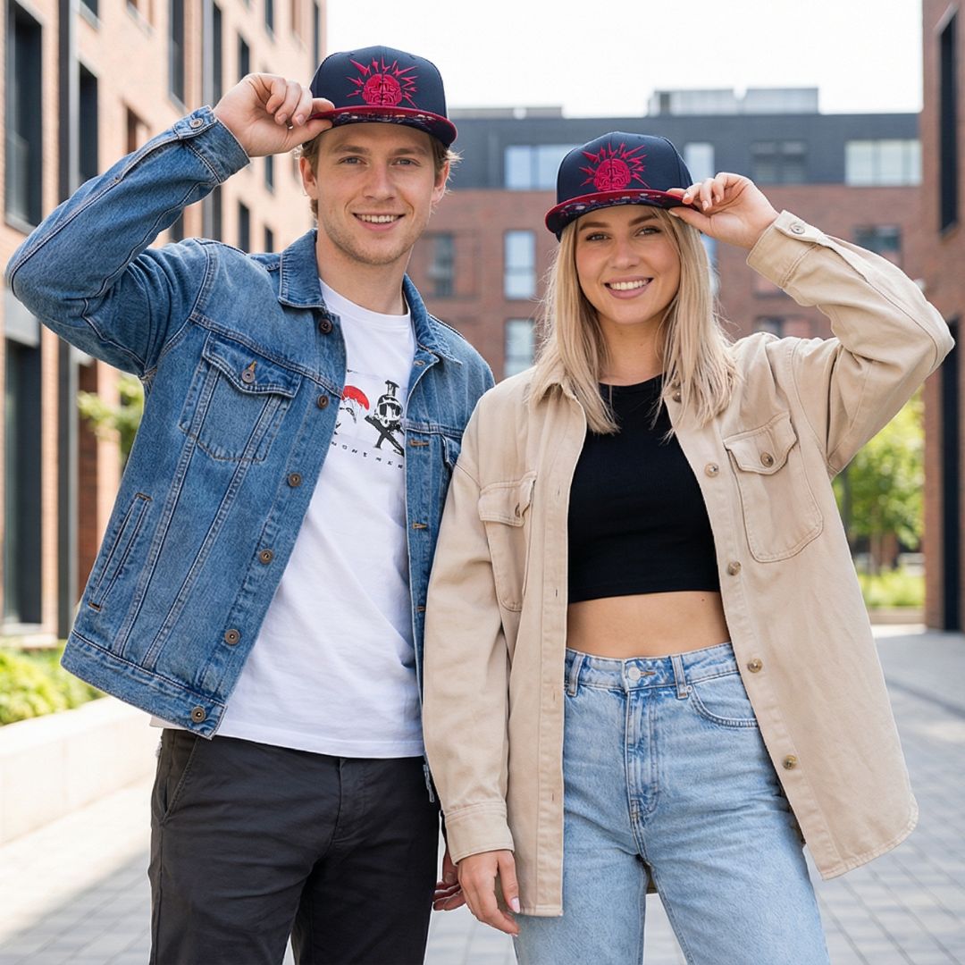 Masterminds Snapback - Black/Dark Red