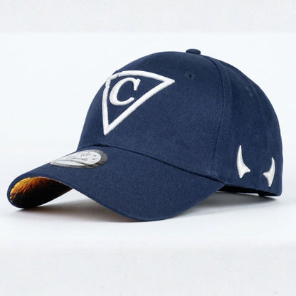 Haunted Place Curved Baseball Cap - Dark Blue