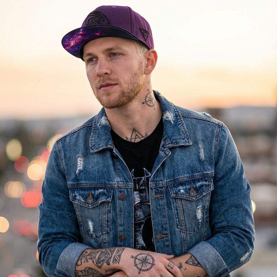 Cappellino Snapback Galaxy Viola