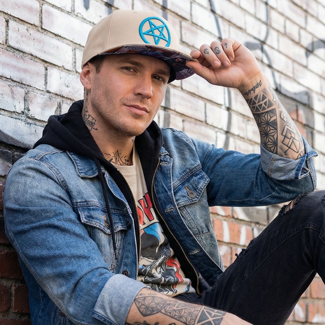 Cursed Dentist Snapback - Beige