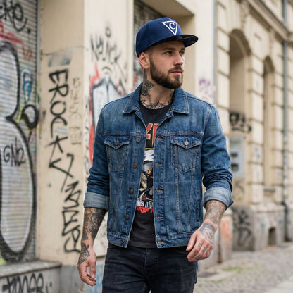 Crow Clan Snapback - Dark Blue/Black