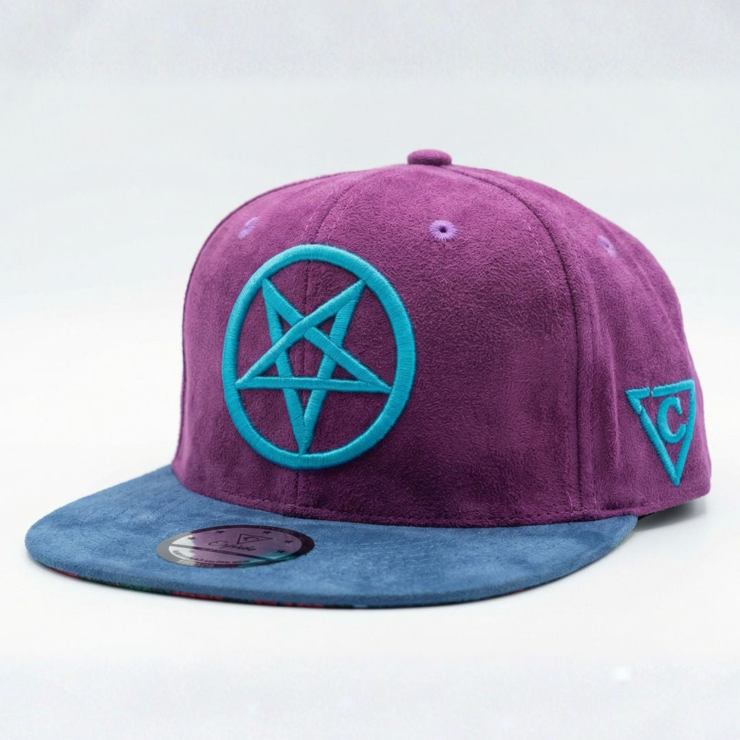 Gorra Snapback Familia maldita - Ante morado / azul