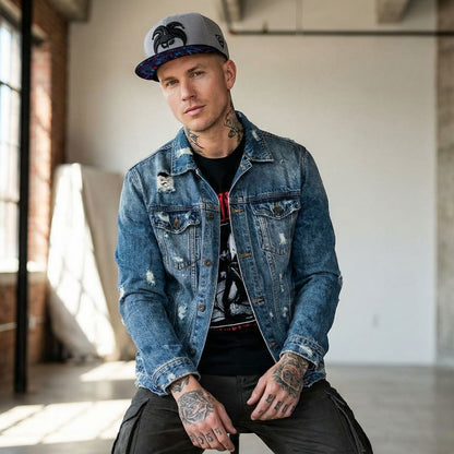 Clown Gang Snapback - Grey/Black