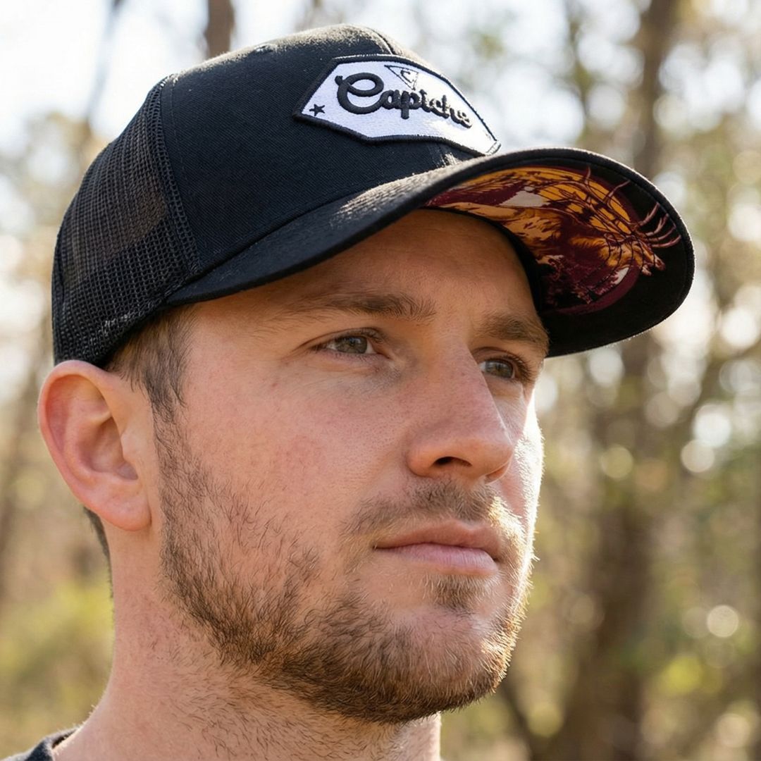 Wildlife Trucker Cap - Black